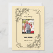 Memorial Funeral Sjabloon Kaart (Voorkant)