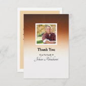 Memorial Funeral Thank You Card Bedankkaart (Voorkant / Achterkant)