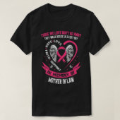Memorial Gifts Loss of Moeder in Law Breast Cancer T-shirt (Design voorkant)