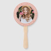 Memorial Gone, niet vergeten Moderne foto Handwaaier (Voorkant)