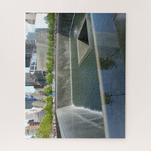 Memorial Ground Zero New York. Legpuzzel (Verticaal)