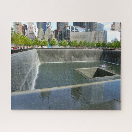Memorial Ground Zero New York. Legpuzzel (Horizontaal)