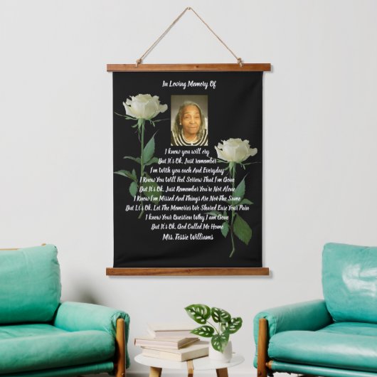 Memorial Hangend Wandkleed (Woonkamer)