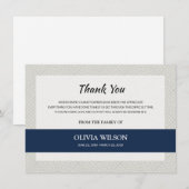 Memorial - Hartelijk dank Bedankkaart (Voorkant / Achterkant)