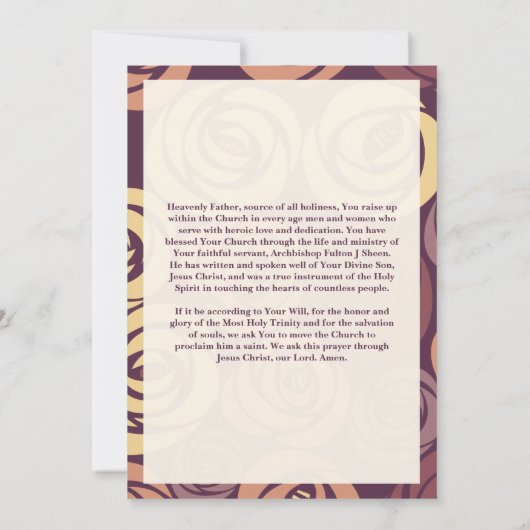 Memorial - Hartelijk dank Bedankkaart (Achterkant)