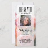 Memorial Hartelijk dank Bedankkaart (Voorkant)