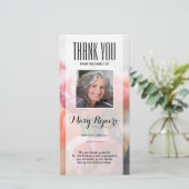 Memorial Hartelijk dank Bedankkaart (Staand voorkant)