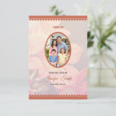 Memorial - Hartelijk dank Bedankkaart (Staand voorkant)