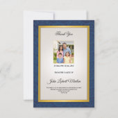 Memorial Hartelijk dank Bedankkaart (Voorkant)