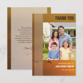 Memorial - Hartelijk dank Bedankkaart (Voorkant / Achterkant)