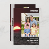 Memorial - Hartelijk dank Kaart (Voorkant / Achterkant)