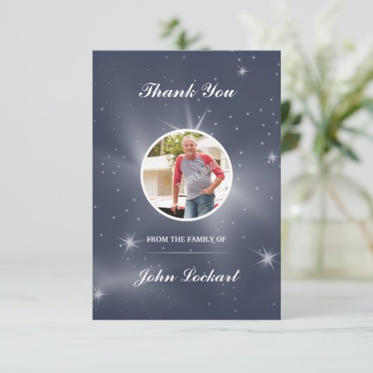 Memorial - Hartelijk dank Kaart (Staand voorkant)