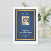 Memorial - Hartelijk dank Kaart (Staand voorkant)