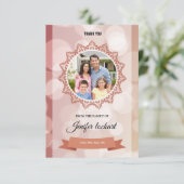 Memorial - Hartelijk dank Kaart (Staand voorkant)