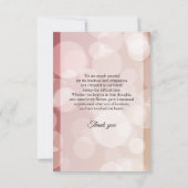 Memorial - Hartelijk dank Kaart (Achterkant)