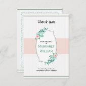 Memorial - Hartelijk dank Kaart (Voorkant / Achterkant)