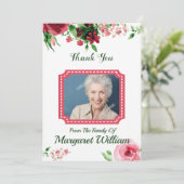 Memorial - Hartelijk dank Kaart (Staand voorkant)