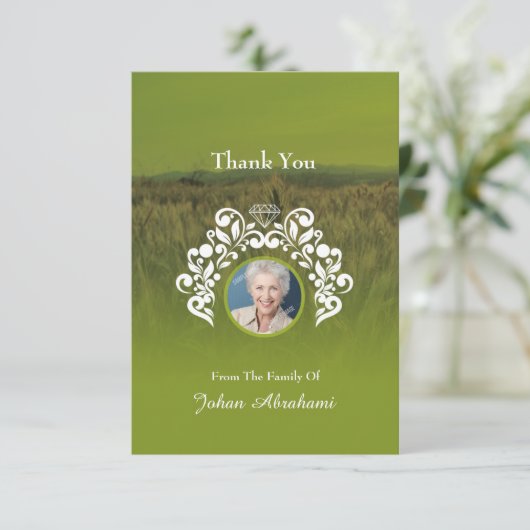 Memorial - Hartelijk dank Kaart (Staand voorkant)