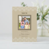 Memorial - Hartelijk dank Kaart (Staand voorkant)