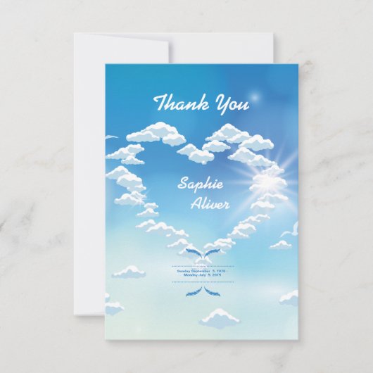 Memorial - Hartelijk dank Kaart (Voorkant)