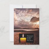 Memorial Hartelijk dank Kaart (Achterkant)