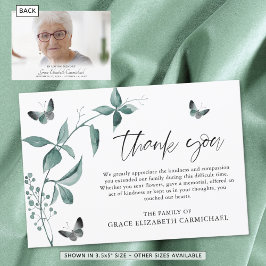 Memorial - Hartelijk dank voor de foto van het But Bedankkaart