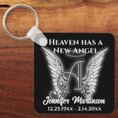 Memorial Heaven heeft een nieuwe engel Sleutelhanger (Voorkant)