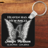 Memorial Heaven heeft een nieuwe engel Sleutelhanger (Achterkant)