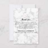 Memorial Herdenking Foto sympathie begrafenis Bedankkaart (Achterkant)