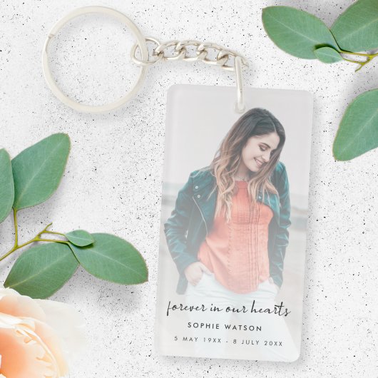 Memorial Herdenking Keepslag voor Modern Funeral Sleutelhanger