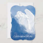 Memorial Herdenking Service Noite Mourning Angel Kaart (Voorkant)