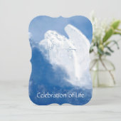 Memorial Herdenking Service Noite Mourning Angel Kaart (Staand voorkant)