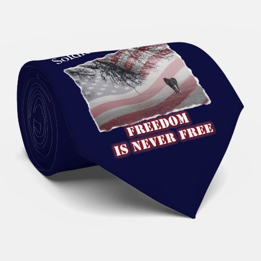 Memorial Honoring Soldier of Peace Officer Stropdas (Opgerold)