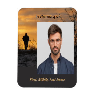 Memorial Hunter Hunting Stalking Game Magneet