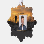 Memorial  Hunter Hunting Stalking Game  Ornament Kaart (Links)