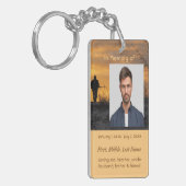 Memorial Hunter Hunting Stalking Game Sleutelhanger (Voorkant Links)