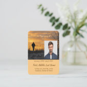 Memorial Hunter Hunting Stalking Game Visitekaartje (Staand voorkant)