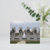 Memorial in de Tweede Wereldoorlog Briefkaart (Staand voorkant)