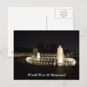 Memorial in de Tweede Wereldoorlog Briefkaart (Voorkant / Achterkant)