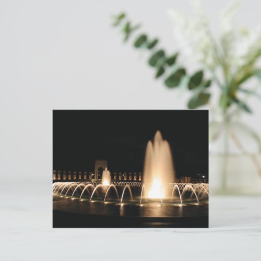 Memorial in de Tweede Wereldoorlog Briefkaart (Staand voorkant)