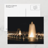 Memorial in de Tweede Wereldoorlog Briefkaart (Voorkant / Achterkant)