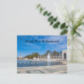 Memorial in de Tweede Wereldoorlog Briefkaart (Staand voorkant)