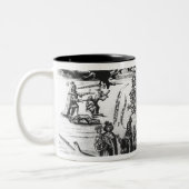 Memorial in Engeland Tweekleurige Koffiemok (Links)