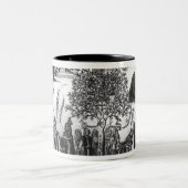 Memorial in Engeland Tweekleurige Koffiemok (Center)