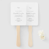 Memorial in het liefhebben van geheugen Modern Sim Handwaaier (Voorkant en achterkant)