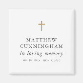 Memorial in het liefhebben van geheugen Modern Sim Magneet (Voorkant)