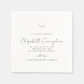 Memorial in het liefhebben van geheugen Modern Sim Servet (Voorkant)