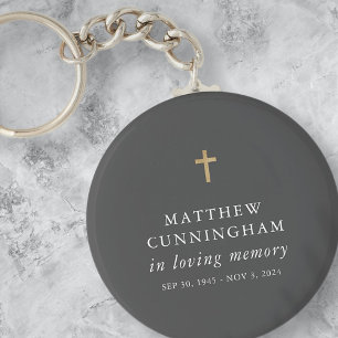 Memorial in het liefhebben van geheugen Modern Sim Sleutelhanger