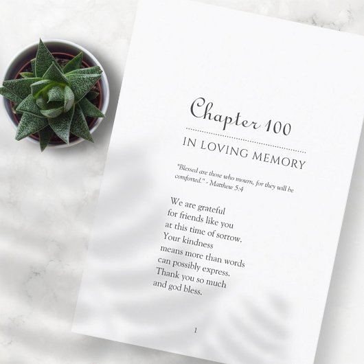 Memorial in het thema van het hoofdstuk over het g bedankkaart