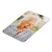 Memorial in liefdevolle herinnering Moderne elegan Magneet (Linkerzijde)